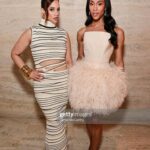 Dascha Polanco Instagram - Empowered by celebrating these amazing women; thank you 💗@nlyonne @rosieperezbrooklyn @mjrodriguez7 @kellyripa @judyblume4real Styled by: @anapaula.cervera dress @hanifaofficial bangles  @alexisbittar shoes @alexandrebirman earrings @uncommonmatters rings @prasiofficial earcuff @demarson makeup: @gorgeouslygritty hair: @anthonyperezhair