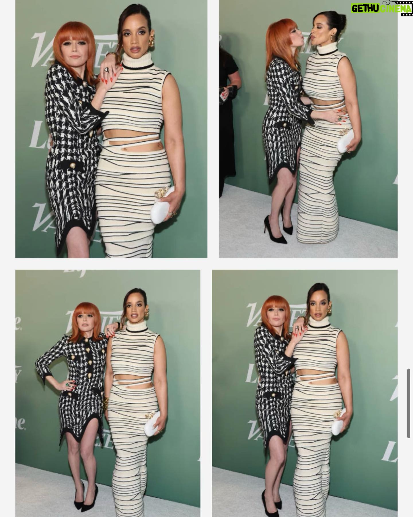 Dascha Polanco Instagram - Empowered by celebrating these amazing women; thank you 💗@nlyonne @rosieperezbrooklyn @mjrodriguez7 @kellyripa @judyblume4real Styled by: @anapaula.cervera dress @hanifaofficial bangles @alexisbittar shoes @alexandrebirman earrings @uncommonmatters rings @prasiofficial earcuff @demarson makeup: @gorgeouslygritty hair: @anthonyperezhair