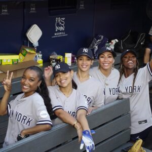 Dascha Polanco Instagram - Coming together at the Yankee Stadium and all for the kids; Thank you for having me. 💙 

@pitcchinfdn
@cc_sabathia
@ambersabathia

#pif #pitcchin #foundation #nonprofit #giveback #donate #yankees #baseball #auction #silentauction #win #prize