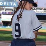 Dascha Polanco Instagram - Coming together at the Yankee Stadium and all for the kids; Thank you for having me. 💙 @pitcchinfdn @cc_sabathia @ambersabathia #pif #pitcchin #foundation #nonprofit #giveback #donate #yankees #baseball #auction #silentauction #win #prize