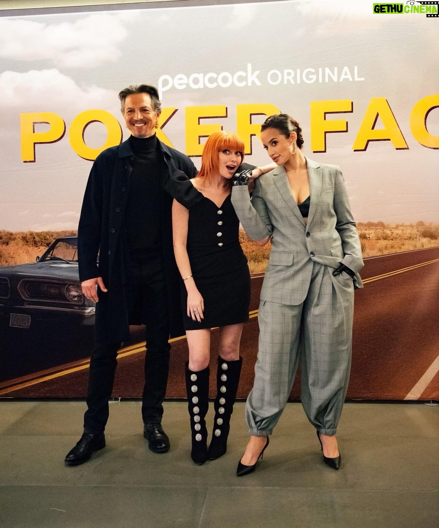 Dascha Polanco Instagram - Pokerface OUT NOW ! Streaming only on @peacocktv Back Home in BK BBY ! #peacocktv #pokerface #ismellgood #brooklyn #bk #ismellgood 📸:@felipeespinal Suit @tibi Shoes @louboutinworld Earrings @nickhorey Coat @stjohn Rings @luisa.Alexander @yunyunsun_official @yayapublicity @megamegaprojects @accentpr_projects