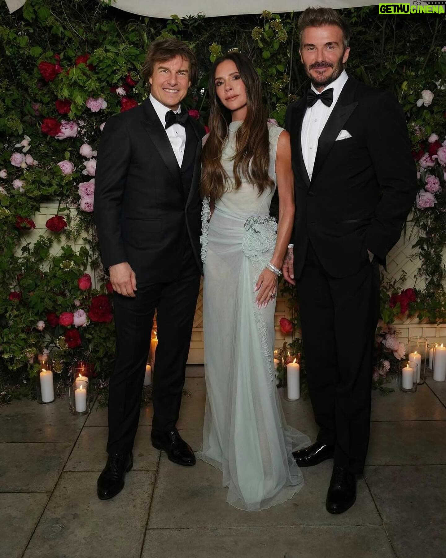 David Beckham Instagram - So grateful to some of our closest friends for being there to celebrate my wife on Saturday night 🥳 you made an amazing evening even more special ❤️ @victoriabeckham x