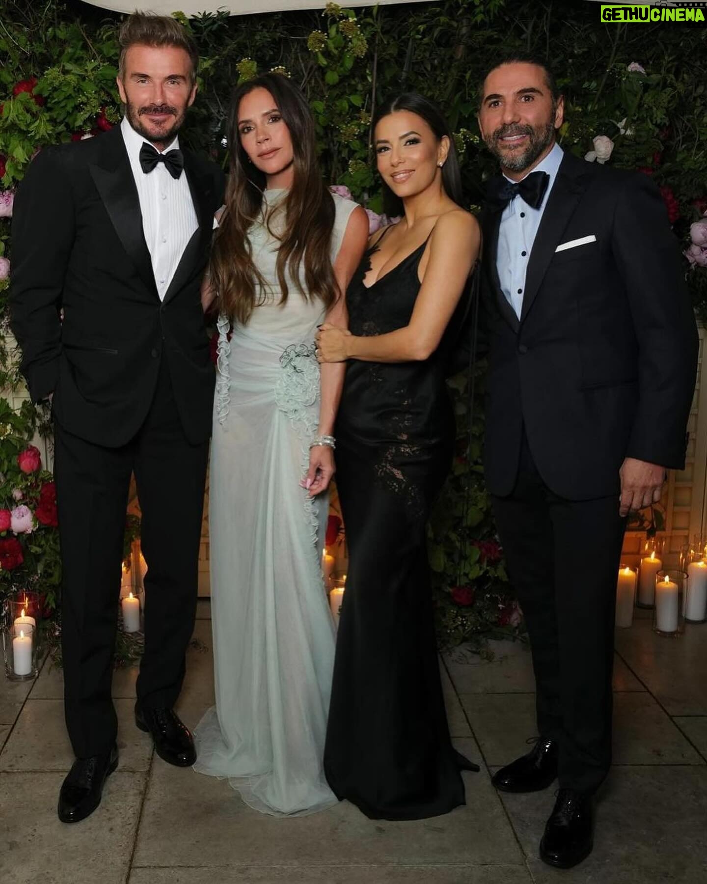 David Beckham Instagram - So grateful to some of our closest friends for being there to celebrate my wife on Saturday night 🥳 you made an amazing evening even more special ❤️ @victoriabeckham x