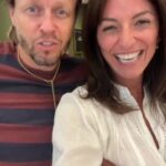 Davina McCall Instagram - Happy @makingthecutpodcast day . We recommended my fab eyebrow lady ! And I explain to Michael why eyebrows are important . He asked me if I notice people’s eyebrows!!!! 😂😂😂😂😂 @mdlondon talks about the doc on N Ireland. We talk about a clothing brand where I bought something and I don’t know where to wear it , m tries low alcohol cocktails and we talk biscuits. And a simple phone .