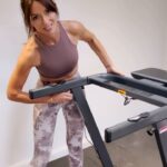 Davina McCall Instagram - #ad back to it!! 💪👟 …. this treadmill is SO easy to set up. can tuck it right under ur bed.. fab for saving space 🙌 from my new range at @argos x argos.co.uk