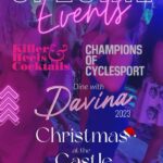 Davina McCall Instagram - Looking back on some of the fabulous events Action Medical Research has organised this year to help fund vital research that helps sick and disabled babies and children. Whether it’s a ladies’ lunch, a black tie extravaganza or an intimate evening with Tony Hadley, you name it, Action events has delivered it! 🤵‍♂️💃🏽🪩 #dinewithdavina #killerheels #ladieslunch #blacktie #party #funtimes #savinglives #makingmemories