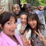 Davina McCall Instagram - 🥹🥹 These people ❤️❤️❤️❤️ .. I ❤️ them SO much 💔💔 Such a tough decision for the kids ??! Thank u Clayton and Caroline , ( always thought you’d make quite a good couple actually) Christian and Karli .. for looking after each other , and being u ❤️ See u later for more !! #MyMumYourDad #MyMumYourDadUK