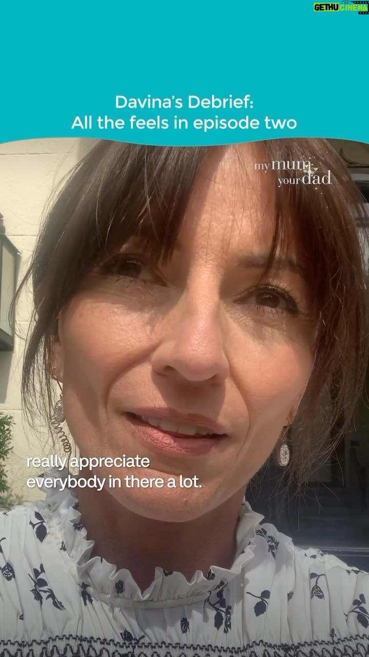 Davina McCall Instagram - @davinamccall reflects on an emotional day in the Retreat 💛 #MyMumYourDadUK #MyMumYourDad