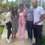 Davina McCall Instagram - 🥹🥹 These people ❤️❤️❤️❤️ .. I ❤️ them SO much 💔💔 Such a tough decision for the kids ??! Thank u Clayton and Caroline , ( always thought you’d make quite a good couple actually) Christian and Karli .. for looking after each other , and being u ❤️ See u later for more !! #MyMumYourDad #MyMumYourDadUK