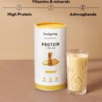 Davina McCall Instagram - #ad Since I’ve hit mid-life I often find it hard to get enough protein through my diet .. we all know it’s important for our muscles (which r hard to maintain as I get older), and many other of our bodies functions, our energy levels and overall well-being, so on the days I don’t feel I’ve had enough in my diet, I top up .. So I’ve been working with @foodspring_uk on developing two shakes to do just that !! Protein Focus and Protein Relax .. Both are high in protein, with added essential vitamins and minerals ( B12, vitamin C, etc ) and each shake has an added adaptogen , (a bit of a buzz word at the mo) we’re using ginseng and ashwagandha .. The Protein Focus is cocoa flavoured and uses ginseng .. I ❤️ this for a bit of a pep in my step to set me up for the day .. But my absolute favourite is Protein Relax omg !!!!… it tastes amazing . I take it with hot milk . U know in the evening when u want a little treat after dinner , this is it !! .. its honey-infused with ashwagandha ( used in traditional medicine for thousands of years to help relaxation !! ) .. it’s like a cuddle and releases protein through the night.. They are available now at foodspring.co.uk or in @superdrug stores .. Wd ❤️ to hear ur feedback if u try !! x #DavinaXfoodspring