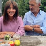 Davina McCall Instagram - #ad How to choose the right type of snacks .. thank u @tim.spector x @zoe Snacking healthily can be SO hard when ur busy .. Think fruit , nuts , boiled eggs , crudites and hummus (❤️ Tim’s nifty jar ?!) .. and dark chocolate !! and his breakfast favourite .. kefir yoghurt ( I really love this now ) , nuts and berries .. any other good snack ideas ?? ❤️