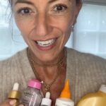 Davina McCall Instagram – #ad My favourite products for protecting my skin in the sun and maximising my tan without it 😎.. AND what I pack when I travel so I’m not carrying loads of giant bottles everywhere !! @garnieruk x Remember to wash ur hands ( all the way down to ur wrists ) after using Self-Tan Face Drops and Summer Body ❤️❤️ full product list below x
 
Garnier Ambre Solaire Natural Bronzer Self-Tan Face Drops
Sensitive Advanced Serum for Face & Body, with SPF 50 
Vitamin C Brightening Night Serum
Vitamin C Anti-Dark Spots & Brightening Serum
Super UV Daily Invisible Face Serum with SPF 50  
Summer Body 
Vitamin C Brightening Eye Cream 
Micellar Cleansing Water
