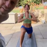 Davina McCall Instagram – Thank you @mdlondon 🤣🤣🤣 and special thanks to @concretejungleyoga .. this is from the summer challenge on @ownyourgoalsdavina x #ad