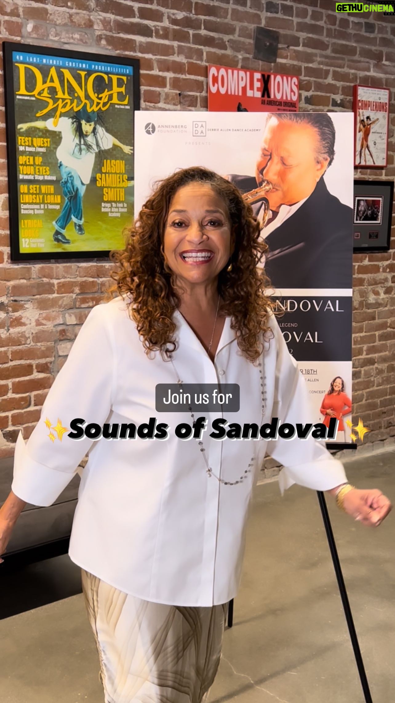 Debbie Allen Instagram - We are thrilled to partner with the @annenbergfdn for 𝐒𝐨𝐮𝐧𝐝𝐬 𝐨𝐟 𝐒𝐚𝐧𝐝𝐨𝐯𝐚𝐥, an incredible two-day jazz festival, featuring 10-time Grammy Award winning music icon, @arturo_sandoval_arocha.🎺✨ Join us September 17-18 for master classes, salsa dancing, live music, Q A's, and a performance with Sandoval and young artists from the inspiring @asiismusic.✨ To learn more and purchase tickets please tap on the link in our bio. We look forward to seeing you there!💃🏻🪘✨ #debbieallen #rhimesperformingartscenter #arturosandoval #jazzmusic #losangeles #thingstodola #lalife #mysecretla #socal #salsalosangeles