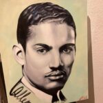 Debbie Allen Instagram - Thump on the set of his upcoming film, “12”💋❤️💋 Looking just like my dad (Photo 2)! Portrait by @a.nichel