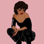 Debbie Allen Instagram - It’s #FAME Friday! 💫💋 Thank you for this beautiful illustration, @Winnie.Weston.