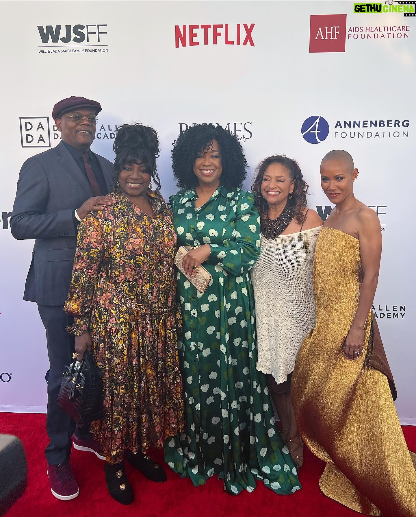 Debbie Allen Instagram - We Raised The Ribbon on The Rhimes Performing Arts Center, Anointed The Wallis Performance Space and Christened @OfficialDADance’s New Home! ✨ Thank you @ShondaRhimes, @AnnenbergFDN, Berry Gordy, @WillSmith, @JadaPinkettSmith, @EllenPompeo, @PhyliciaRashad, @AidsHealthcare, @ABCNetwork, @Netflix, @IAmJHud, @HerbieHancock, @TheeBillyPorter, @TimoNunez_Official, @WhoIsMisterWolf, @SyncLadies, @LenaWaithe, @MargueriteDerricks, Robert Battle, @GravesMontgomery, My DADA Ensemble, Early Birds, Sons of DADA, Red Birds, Faculty, Staff and Board. Now the work begins…🙏🏼🙏🏼🙏🏼 📷: @LeeTonksPhotography