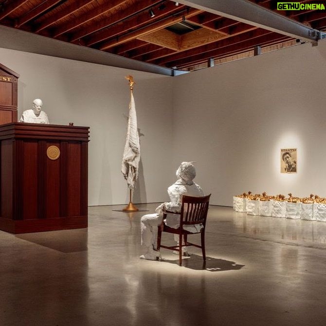 Debbie Allen Instagram - LA! This exhibit is not to be missed! “No Good Deed Goes Unpunished” by @KaronDavis is an Eye-Opening Must See! View through August 12th at 925 North Orange Drive, Los Angeles, CA. #SupportTheArts