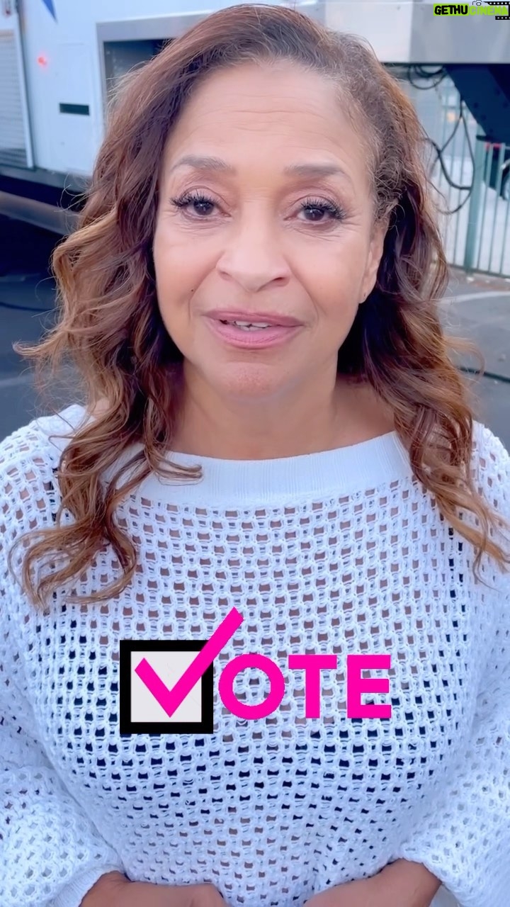 Debbie Allen Instagram - Calling All Ladies! 📢 I’m partnering with @Register_Her and @FeelGoodAction to get more women to register and turn out to vote. Women - come out, use your voice, and take control of our future because our basic human rights are on the line. I need 1000 of you to click the link in my bio to verify that you’re registered to vote, and if you’re not, register now! Share the link with your friends and family to make sure they’re registered, too. And when the time comes, VOTE. 🗳