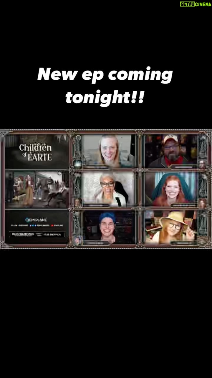 Deborah Ann Woll Instagram - A new chapter of Children of Éarte is happening tonight!! 6P PST on @demiplanerpg twitch channel. Join myself, Silas, Fairuza, Maeve, Neb, and Robin as we continue our adventures!