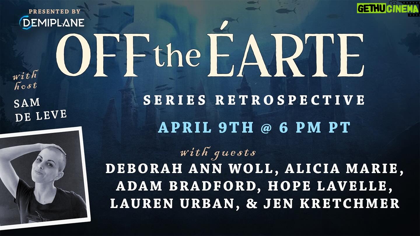 Deborah Ann Woll Instagram - Tonight at 6pm PST! For last time! Children if Éarte! LINK IN BIO!!! Thank you to everyone that watched these last 2 years. ❤️❤️ https://www.twitch.tv/demiplanerpg