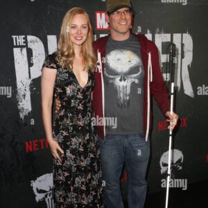 Deborah Ann Woll Instagram - Happy Anniversary to my love @ejscott1106 ❤️❤️❤️ 
We’ve said I love you a lotta ways in 14yrs. Not sure I can come up with anything new but you’re still the funny, handsome, and supportive partner I’ve always loved. So… keep it up, Scott! 😉