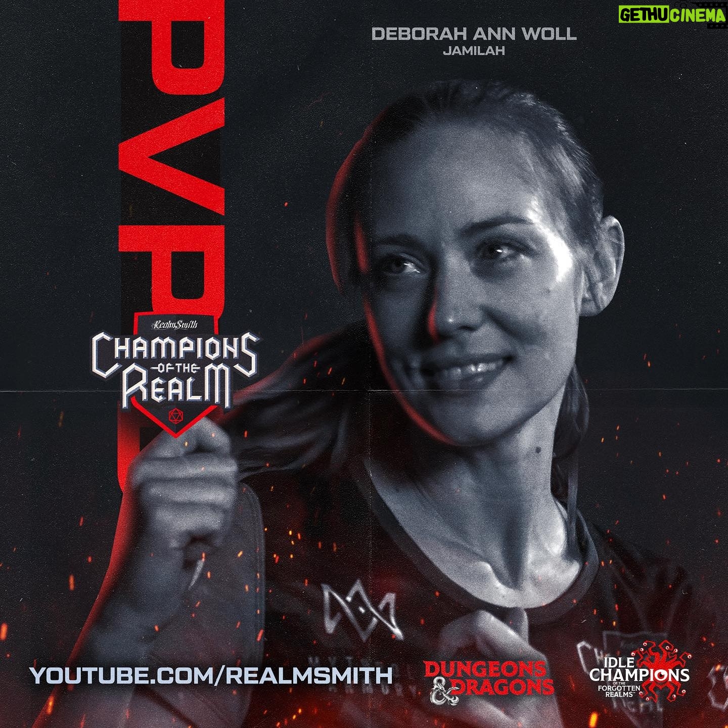 Deborah Ann Woll Instagram - Can @deborahannwoll #jamilah take down @aliciamariebody #barrowin tonight!? WATCH LIVE PREMIERE @ 8pm ET: YouTube.com/RealmSmith Huge thanks to our sponsors @dndwizards @idle_champions @heroforgeminis @lostodysseylive #satinesquest @forgeddice @lastgameboard @syrinscape_app @chadrowetattoos @mythrollarmory @nobleknightgames @monsterfight31 * * * #championsoftherealm #dnd #dnd5e #dandd5e #dungeonsanddragons #dandd #ttrpg #tabletoprpg #dungeonmaster #realmsmith #idlechampions #pvpdnd