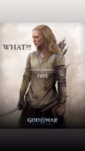 Deborah Ann Woll Instagram - Go play video games people! #godofwar #godofwarragnarok #faye #playstation