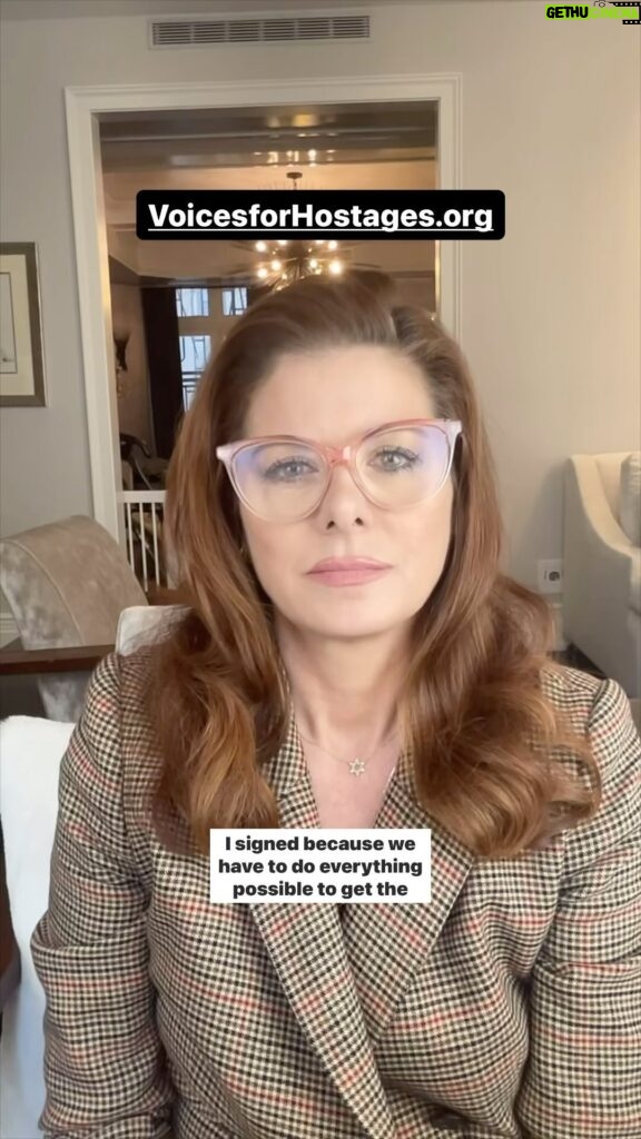 Debra Messing Instagram - We call for the immediate release of all women and children being held hostage by Hamas. Their continued captivity is a standing violation of international humanitarian law and demands an international response. USE YOUR VOICE: VoicesforHostages.org. Thank you @therealdebramessing and fellow Global Women Leaders @gal_gadot, @amyschumer, @mandymooremm, @montanatucker, @marenmorris, @noatishby and others for joining us and for signing NCJW’s letter urging humanitarian aid and the safe and swift return of all hostages to their loved ones. #VoicesforHostages #FreeOurKids_IL #BringThemHomeNow