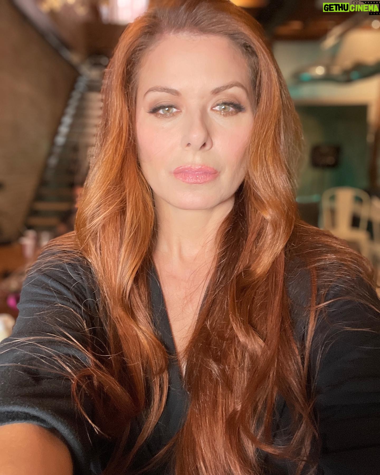 Debra Messing Instagram - As it was #NATIONALHAIRDAY yesterday, I thought I’d take a walk down memory lane. I have always loved to have my hair styled by professionals. It makes me feel like it transforms me into some other persona. I’ve had every color red in the color spectrum, every type of curl. My hair has gone through periods of excessive manipulation and I have used so many great products to help keep the frizz at bay and to keep it healthy. Happy Hair Day! Have fun with yours today! Which style do you like best? #haircolor #hairstyle #haircaretips