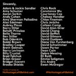 Debra Messing Instagram - Today we came together in solidarity not to divide but to unite to thank President Biden for his work releasing the hostages and urge all to #NoHostageLeftBehind