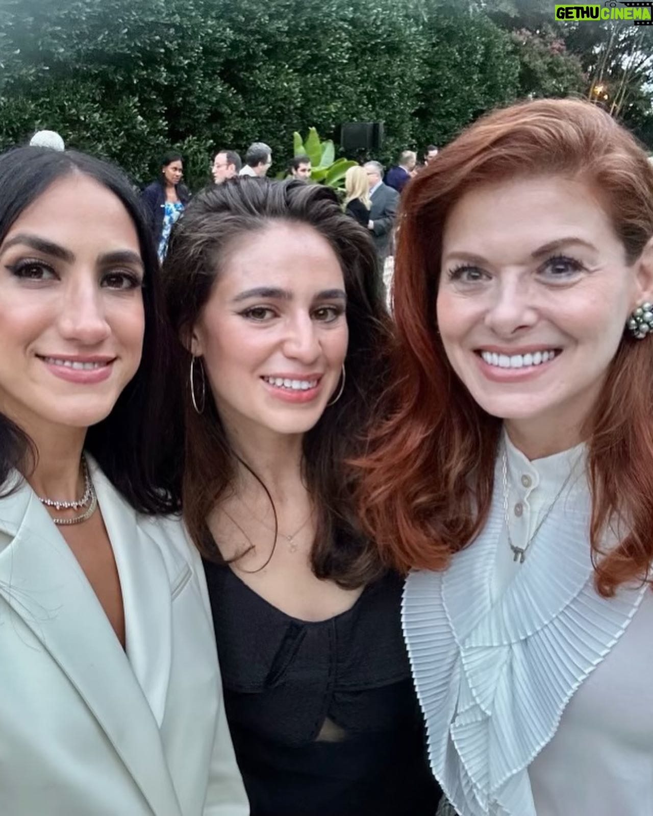 Debra Messing Instagram - What an honor to celebrate Rosh Hashana, the Jewish New Year, with @vp and @secondgentleman at their home. I am so grateful for all the support they show to our community and our fight against anti-Semitism. Being there with Jewish leaders, hearing copious wishes of Shana Tova, and the distinct and joyful sound of live klezmer music made me feel like I was with family. Rosh Hashana marks a new beginning in the Jewish calendar. We take this time to reflect on the last year, and commit to being intentional going forward, with our words, and actions. May we be kinder, more generous, more fair, more compassionate, more patient, more loving, to all. Shana Tova everyone. May you have a sweet New Year. π―π #roshhashana #vicepresident #secondgentleman Video credit: @mandanadayani