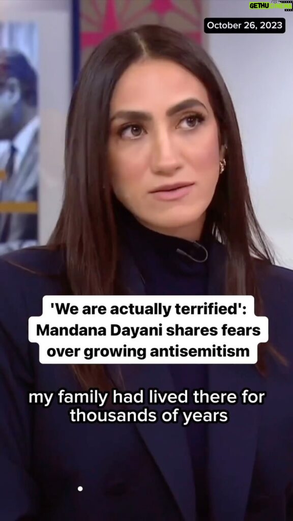 Debra Messing Instagram - Repost @mandanadayani “When you say words like, genocide, apartheid, colonization, all incorrectly and inaccurately, they have real-life consequences for people...I can’t explain to you the fear of jews around the world right now. The rate of anti-Semitism climbing has very real consequences for people who’ve inherited thousands of years of generational trauma.” @iamavoter co-founder @mandanadayani shares her fears over growing #antisemitism the #IsraelHamas war.