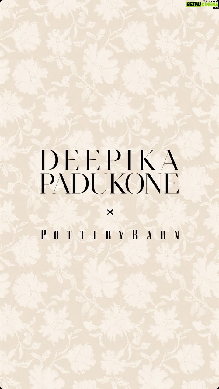 Deepika Padukone Instagram - The Deepika Padukone x Pottery Barn collab is here! ”Pottery Barn is a brand that I fell in love with. I feel like it resonates with my aesthetic sense.” Tap our link in bio to shop the collection!