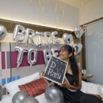Deepika Venkatachalam Instagram - 18.05.23 🥹 The first evening of most evenings following. 🫶🏼 The day began on an emotional note with my girls surprising me out of nowhere with a bachelorette party, all dolled up and with a “D Rani” board making me all teared up. - The womanhood and girl to girl friendships came to me late, but at the perfect time :’) 🧿 We wanted a small mehendi celebration, chinna vaiyasula relatives ellam onna okandhu poduvom la? Apdi. And we had it just in our terrace with the cutest decor! The wedding mood was setting in so hard this evening, we both had shoot till the day before , all tired and exhausted. Aana this very evening, the jam session with songs that remind us of love, and of course both of us dancing for each other with the lyrics that spell out our love to each other, was so much enough to let all the emotions sink in! 🥹 And that’s when we told you all that it’s US getting married to each other !!!!!!!!!!!!! 🙈🙈🙈 Kalyana veedu kalai katta aramichadhey, iniki dhaan. Everyone was around, so much noise, laughter, silliest gestures among ourselves. A year ago today, I felt the cold feet but also got my heart warmed that “THIS” is happening, we are soon announcing to the whole world that we are “US. 🫶🏼🫂 . #RnD #OneYearofMehendi #mehendi #weddingseries #RnDkalyanam #RnDwedding