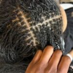 Demetria McKinney Instagram - Just a lil #BTS of my #sisterloc installation! It's the #grid for me!!!! It took 531 locs and 53 hours to begin my journey! So far, I LOVE IT! Still a little thin feeling but I'm not uncomfortable wirh them in any way! The get up n go of it all has been incredible lol! I'll keep yall posted on how it evolves......xo!