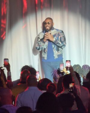 Demetria McKinney Instagram - @tylerperry  celebrated the casts and crews of his various shows and gave us a chance to let our hair down while being all cute n what not! Lol! Had a blast (obviously) with @cviro4real  accompanying me! Shouts to @tajavsimpson  and THANK YOU @TYLERPERRY