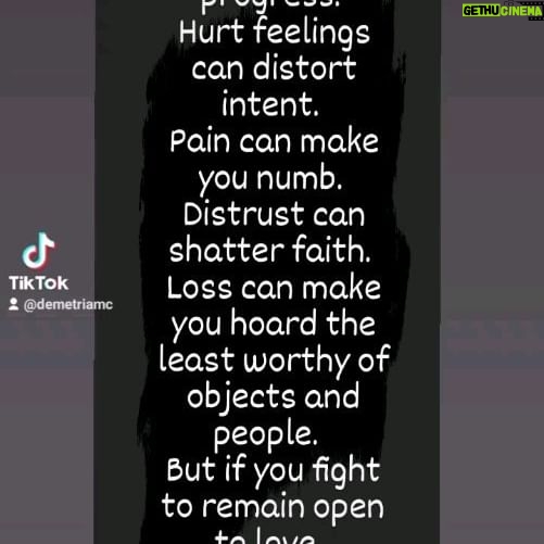 Demetria McKinney Instagram - #foodforthought #open #love #growth