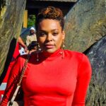 Demetria McKinney Instagram – Attended Polo Classic Fashion Show! Fall colors while attending. I had so much fun 🤗
Jumpsuit by: @mariaharperdesigns 
Shot by: @cviro4real 

#sisterlocs #fashion #orange #outfit #fall