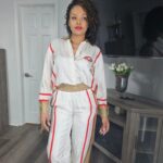 Demetria McKinney Instagram - #aboutlastnight Went out to see @newedition in concert with @cviro4real and @dallasthestylist and had such a great time! Got all #cute in #burberry and Cai rocked @fendi. Big shouts to @realjohnnygill22 #newedition #music #goodtimes #fashion #microlocs #hair #naturalhair #Fendi #concertoutfit