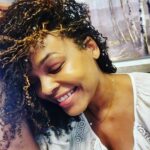 Demetria McKinney Instagram - What feeling #peace , #joy, #light , and #trust all at the same damn time looks like on me lol! Hope your day has been amazing ! 💜 #sisterlocs #thereslevelstothis #hairjourney #hair #build #grow