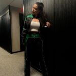 Denise Bidot Instagram - It’s GO time ! 💚🔋 Outfit: @camilacoelhocollection