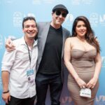 Denise Bidot Instagram - Miami for 48 hours last weekend looked a little like this. 🩵 Thank you @miamifilm for including us. @tomorrowswaterfall @juanchorodgz it was an honor to stand beside you for this and I can’t wait to show the world our work. 😎