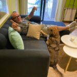 Denise Dumas Instagram – Nuevo sillón y Cala ya se pelea con @campiobra por él!!! Jajajja!!! @dalu_sillones