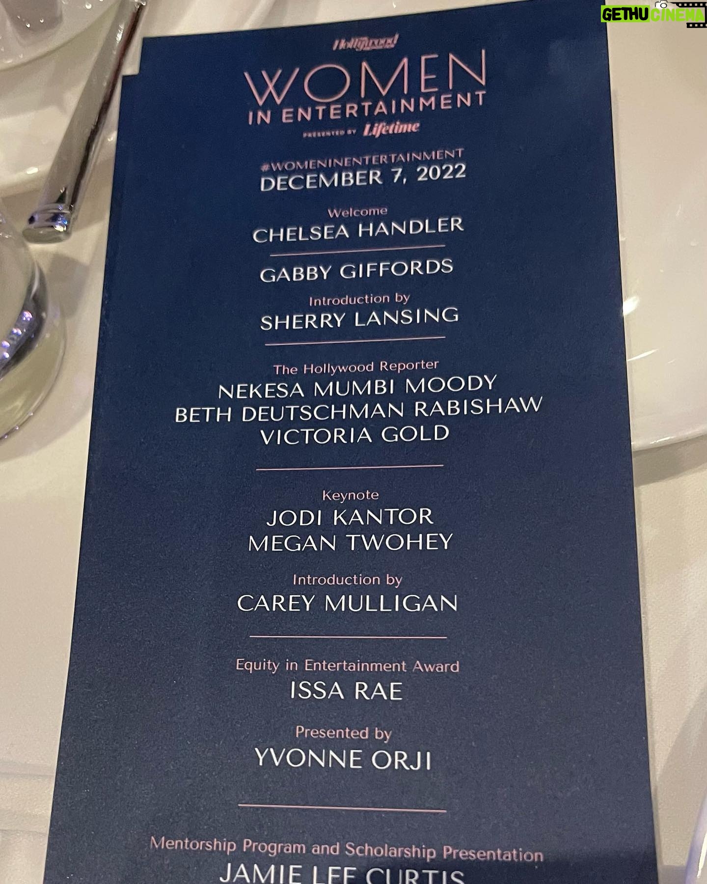 Denise Richards Instagram - Thank you for having me @hollywoodreporter for the Woman in Entertainment event presented by @lifetimetv. What a beautiful time with incredibly strong woman. 💖