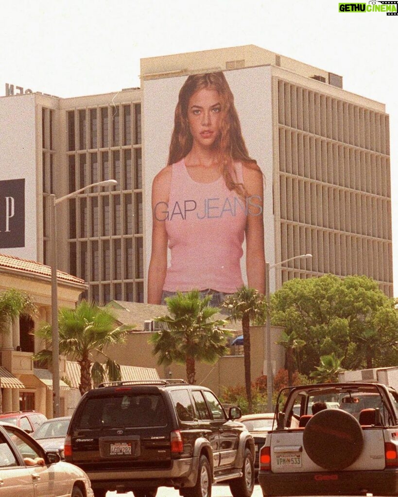 Denise Richards Instagram - A little throwback moment of me for @gap on Sunset blvd, I was so grateful to be apart of this campaign! 💕