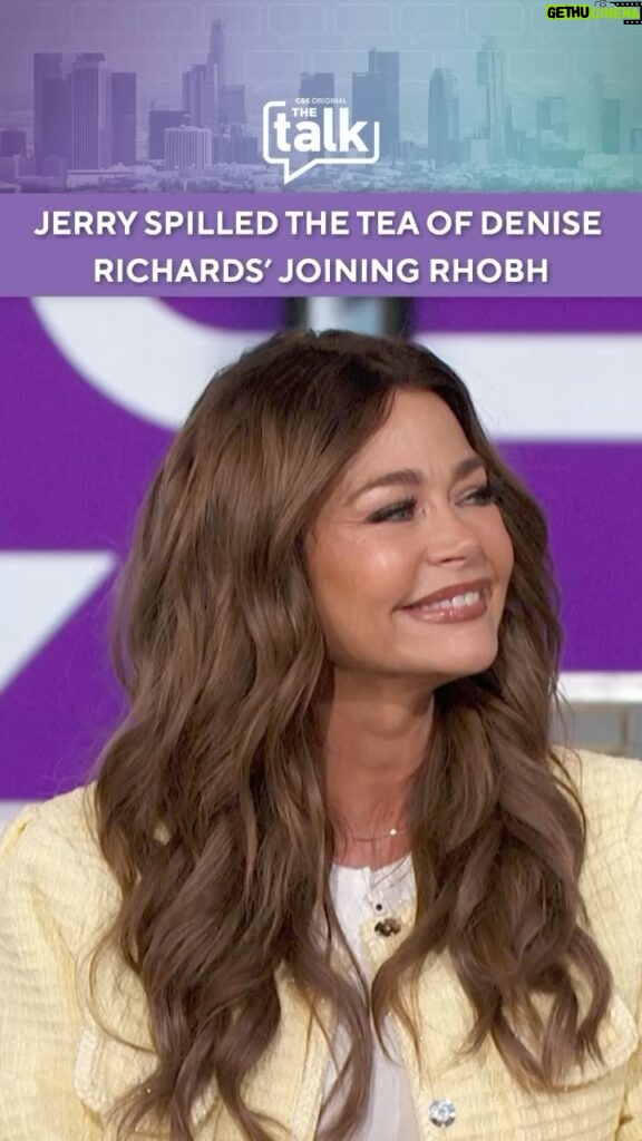Denise Richards Instagram - We can only imagine what @bravoandy said to Jerry. 🤣🤣 #rhobh #deniserichards #andycohen #spillthetea