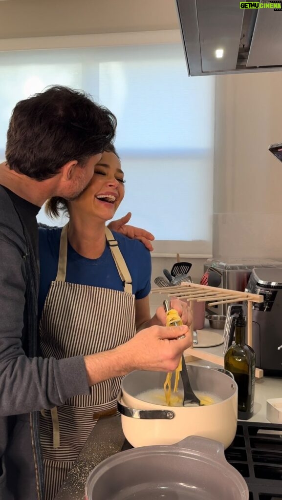Denise Richards Instagram - Part 2: Making 🍝 pasta with Denise… I did it!!
