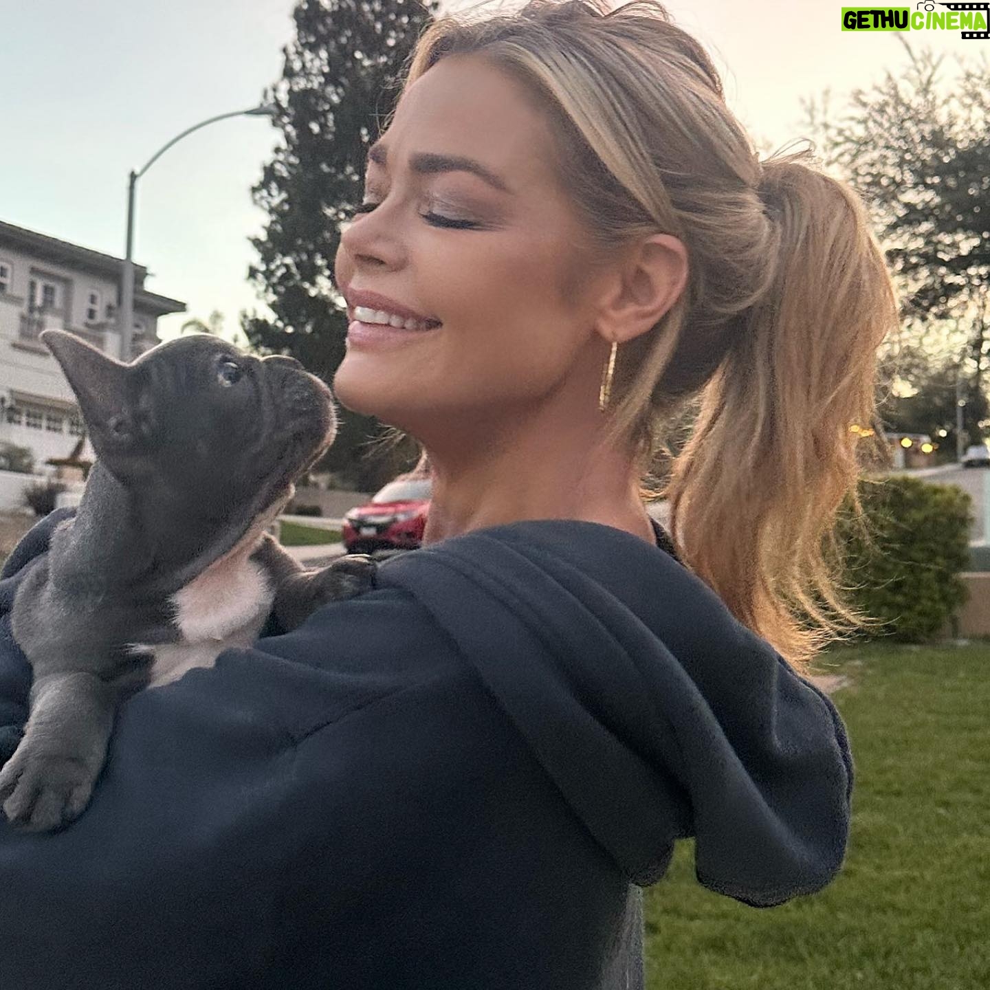 Denise Richards - 29.9K Likes - Happy Easter!!! 🐣
My daughter brought a surprise & adopted this lil one for me. His name is Maverick after Tommy Cruise @tomcruise in #topgun obviously. He's a little buttercup we love him already. Have a wonderful Easter... 🐣