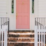 Denise Richards Instagram - I’m obsessed with these pink doors. I especially love the first one. Which one is your favorite? Perhaps hubby won’t mind coming home to a pink front door😂 I love color it’s so happy too